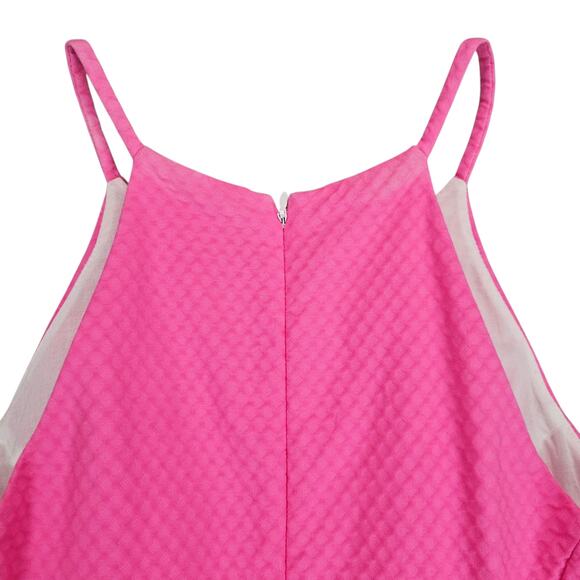 Lilly Pulitzer Shirt Womens Size 4 Pink Annabelle Halter Top Retro 60s Preppy - Picture 4 of 14
